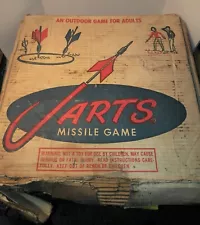 Set of 6 Original Lawn Darts Jarts Fins, Rings, Plastic Pieces & Box, no Metal