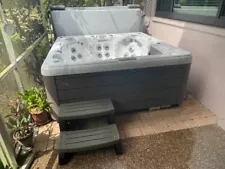 American Whirlpool 6-Person Spa with Audio System, Stairs, & Cover - USED