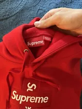 supreme cross box logo hoodie