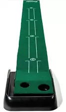 Portable Putting Green Authentic 9 Foot Mat with Auto Ball Return