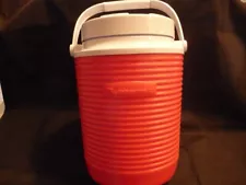 Rubbermaid 1 Gallon 156A Water Jug Drink Cooler Orange