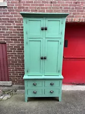 Antique Jelly Cabinet Green