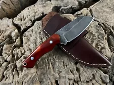 Custom Mini Bushcraft Knife Fixed Blade Hunting Camping Outdoor EDC Pocket Knife