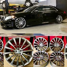 MERCEDES BENZ 20 INCH RIMS WHEELS SET4 NEW 20/8.5 20/9.5 FIT S550 S560 S580 AMG