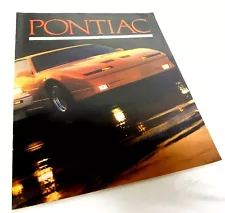 Pontiac 1989 Dealer Sales Catalog Brochure Color & Trim Firebird TA Grand Am GTA