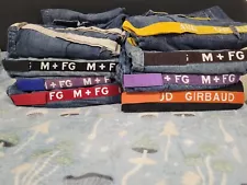 vintage marithe francois girbaud denim jeans Taped Shuttle Logo Lot Of 8 Used...