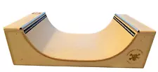 Blackriver Ramps Pocket Mini Fingerboard Half Pipe Used Hand Made In Germany