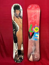 Burton Love Playboy Model 152cm snowboard pro Keegan Valaika HIGHLY COLLECTIBLE