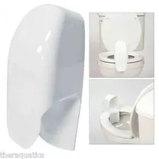 Maddaguard Splash Guard Toilet Seat Directs Urine Home Care Disability - OPENED