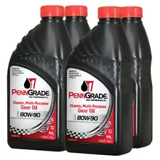 Brad Penn / PennGrade 1 Gear Oil, 77296, Classic GL-4, 80W90, 4 Quarts