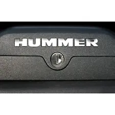 2006-2010 For GMC HUMMER H3 Roof Rack Vinyl Letters Chrome Inserts Stickers Trim