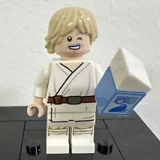 LEGO Star Wars Minifig - sw1198 - Luke Skywalker Tatooine, White Legs, Blue Milk