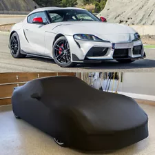 For Toyota GR Supra 2020 2021 2022 Indoor Car Cover Satin Stretch Dust-proof