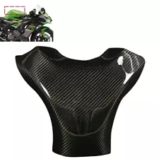 For Kawasaki Ninja ZX-6R 2019-2023 Real Carbon Fiber Gas Fuel Tank Cover Guard