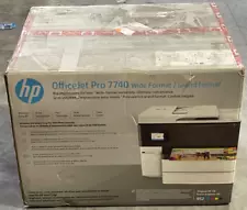 New HP OfficeJet Pro 7740 Wide Format All-in-One Printer - White New Sealed Box