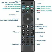 New XRT140 XRT140L For VIZIO Smart TV Remote Control P65Q9-H1 P75Q9-H1 V505-G9