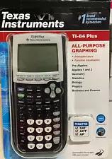 New ListingTEXAS INSTRUMENTS TI-84 PLUS Calculator BRAND NEW SEALED!