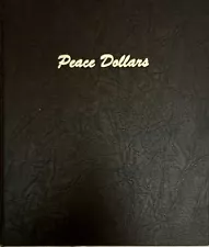 Peace Dollar Dansco Album With 16 Peace Dollars