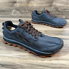 Altra Lone Peak 4.5 Men’s Size 10.5 | Gray & Orange | Trail Running Shoes