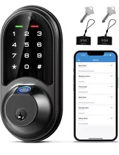 Veise Smart Lock, Fingerprint Door Lock, 7-in-1 Keyless Entry Door Lock App Cont