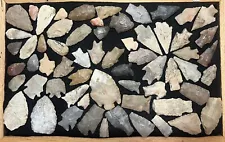 Arrowhead Lot Authentic Texas Artifact Collection 50+ Piece