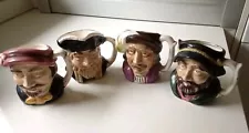 New ListingSet Of 4 Vintage Toby Characters Mugs