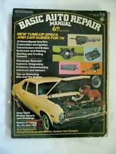 1974 Petersen's Basic Auto Repair Manual 6th Edition New tune-up specs for 1974