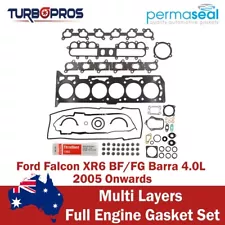 Permaseal Full Engine Gasket Set For Ford Falcon XR6 BF/FG Barra 4.0L 2005-