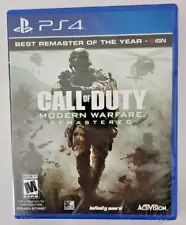 New ListingCall of Duty: Modern Warfare Remastered PS4 Brand New Game Special (Shooter)