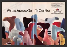 Fruit of the Loom Socks Feet 1980s Print Advertisement (2 Pages) 1987