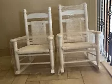 Rocking Chairs for kids (set of #2) by Cracker Barrel white