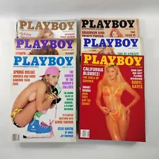 Playboy Magazine 1991 Lot Of 6 Issues With Centerfolds