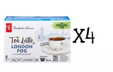 President's Choice PC London Fog Tea Latte Keurig Pods 8ct x4 Fresh Canada