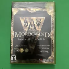 The Elder Scrolls III Morrowind Game of the Year Edition XBOX New Sealed