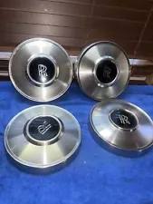 SET OF 4 1980'S ROLLS ROYCE HUBCAPS