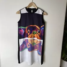 Pug Dog Print Dress