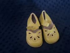 Livie and Luca Yellow Size 7 Flower Detail Shoes