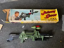 1964 JOHNNY SEVEN ONE MAN ARMY O.M.A. TOY GUN by TOPPER TOYS! BOXED!