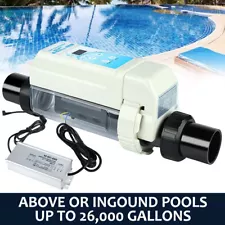 Salt Water Pool Chlorine Generator Intellichlor Complete Salt Chlorinator System