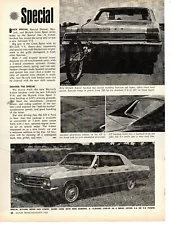 1966 BUICK SPECIAL / SKYLARK GRAN SPORT ~ ORIGINAL NEW CAR PREVIEW ARTICLE / AD