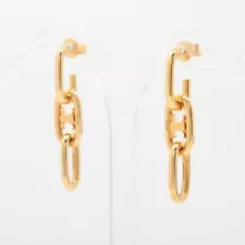 Celine Triomphe Piercing jewelry (for both ears) GP Gold