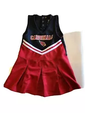 Arizona Cardinals Cheerleader dress outfit for girls Size 4 4t Toddler