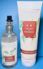 $$$AVE ~ TEA TREE + PEPPERMINT ~ 2PC GIFT SET ~ Bath & Body Works