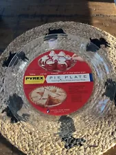 NOS Vintage Original Pyrex 10" Glass Pie Plates 210 by Corning