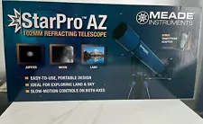 *New in Box* Meade Instruments 234004 Star Pro AZ 102mm Refracting Telescope