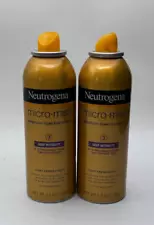 Neutrogena Micro Mist Airbrush Sunles Spray Deep Intensity net wt 5,3 oz 2 Pack