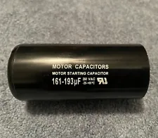 Motor Capacitors - motor starting capacitor 161-193 UF 250 VAC -25+65°C