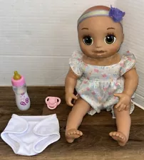 Hasbro Real as Can be Baby Alive By Doll Tested Works TLC