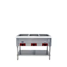 Atosa CSTEA-3C 3 OPEN WELL STEAM TABLE ELECTRIC