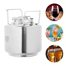 Stainless Steel 1.6 Gallon Mini Ball Lock Keg System For Small Batch HomeBrewing